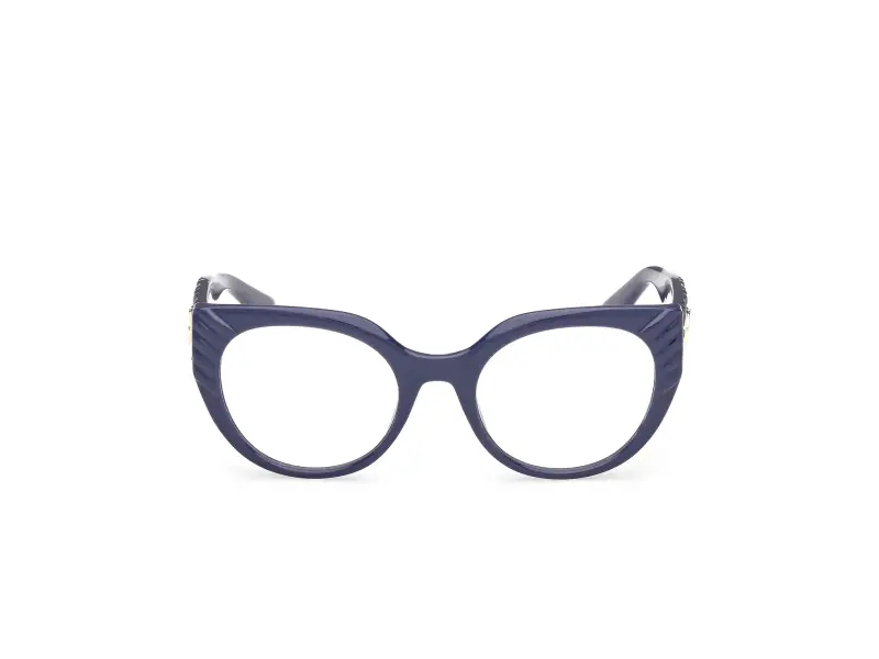 Donna GU50306 090 Montature da vista Iniettato Blu Cat Eye Normale miniatura 2