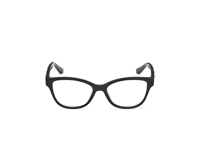 Donna GU50307 001 Montature da vista Acetato Nero Squadrata Normale miniatura 2