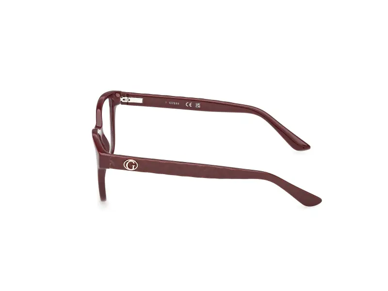 Donna GU50307 069 Montature da vista Acetato Bordeaux Squadrata Normale miniatura 3