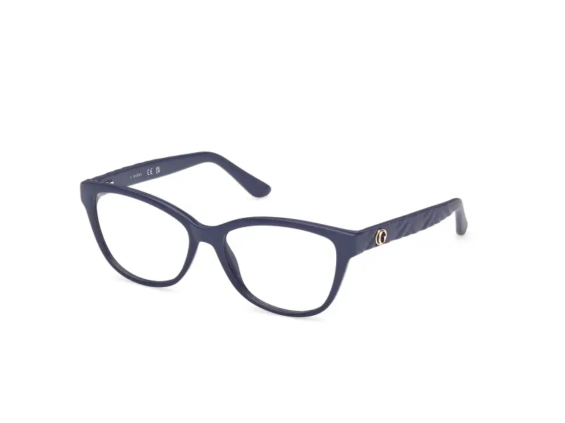 Donna GU50307 090 Montature da vista Acetato Blu Squadrata Normale