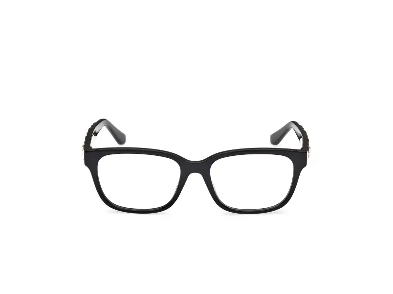 Donna GU50308 001 Montature da vista Acetato Nero Squadrata Normale miniatura 2