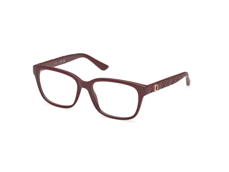 Donna GU50308 069 Montature da vista Acetato Bordeaux Squadrata Normale