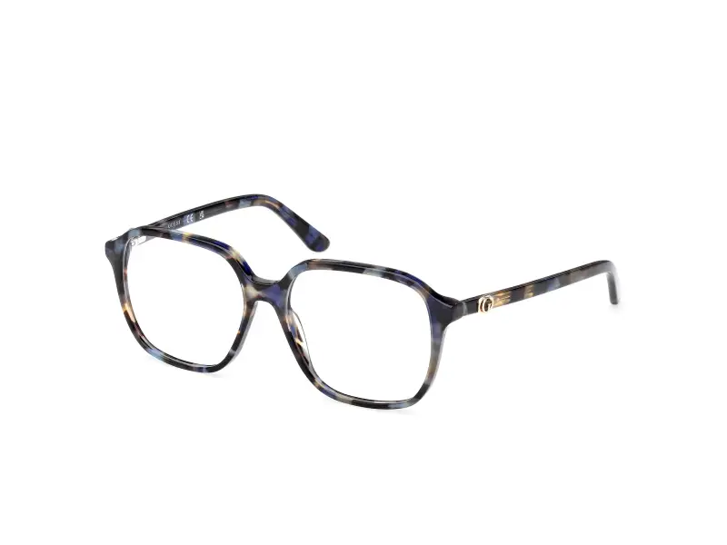 Donna GU50309 092 Montature da vista Acetato Blu Squadrata Normale