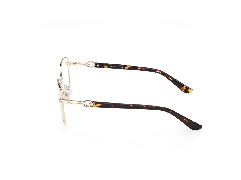 Donna GU50312 032 Montature da vista Metallo Oro Geometrica Normale miniatura 3