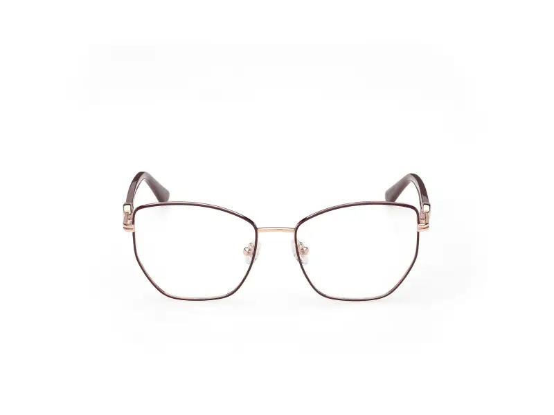 Donna GU50312 069 Montature da vista Metallo Bordeaux Geometrica Normale miniatura 2