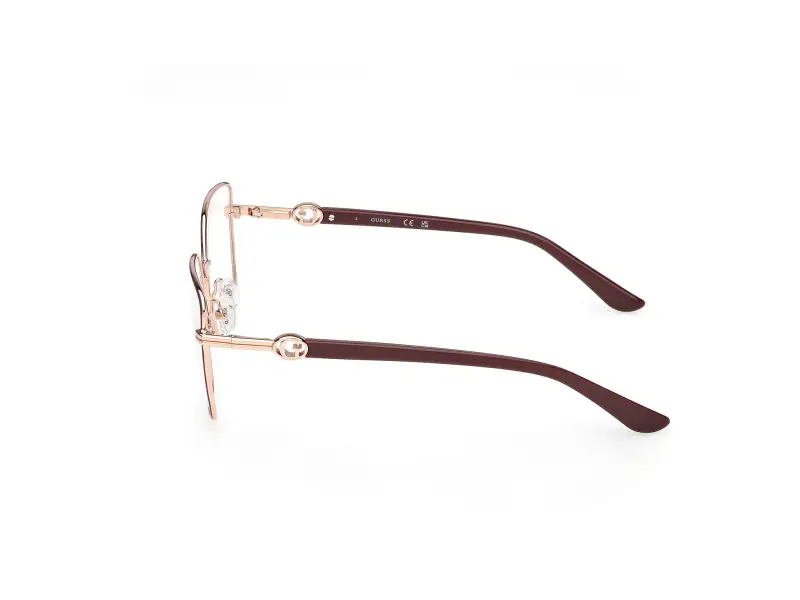 Donna GU50313 069 Montature da vista Metallo Bordeaux Squadrata Normale miniatura 3