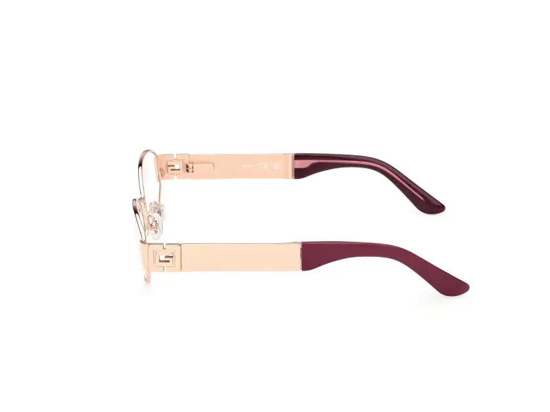 Donna GU50314 028 Montature da vista Metallo Oro Rotonda Normale miniatura 3