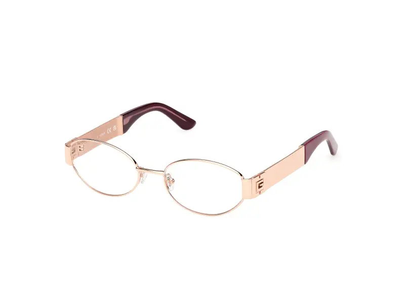 Donna GU50314 028 Montature da vista Metallo Oro Rotonda Normale