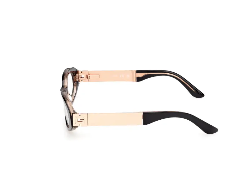 Donna GU50315 001 Montature da vista Acetato Nero Rotonda Normale miniatura 3