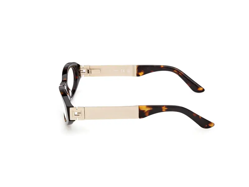 Donna GU50315 052 Montature da vista Acetato Havana Rotonda Normale miniatura 3