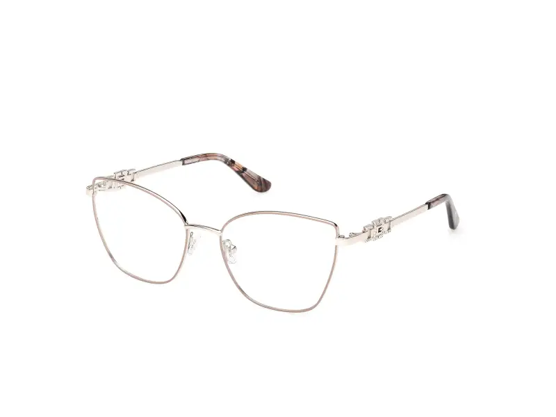 Donna GU50316 057 Montature da vista Metallo Beige Cat Eye Normale