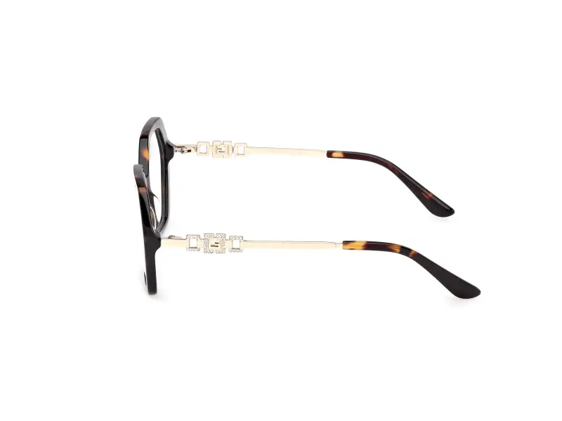 Donna GU50317 052 Montature da vista Acetato Havana Geometrica Normale miniatura 3