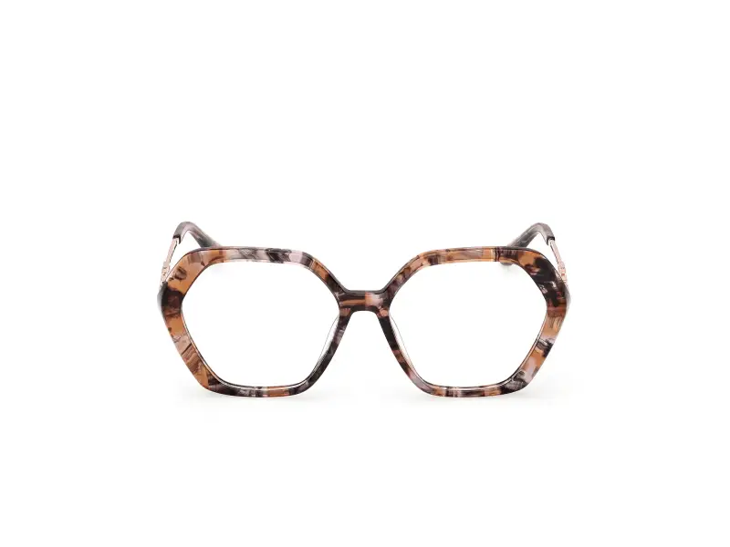 Donna GU50317 074 Montature da vista Acetato Rosa Geometrica Normale miniatura 2