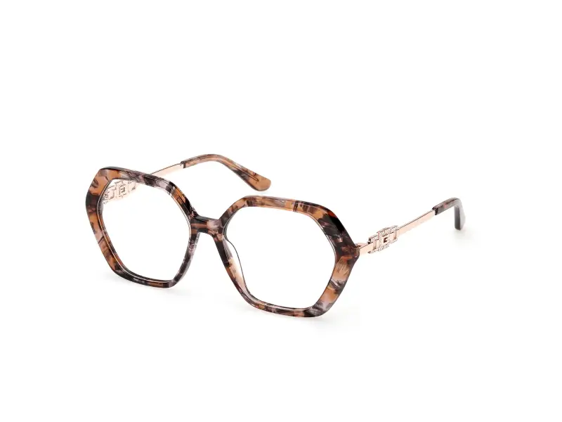 Donna GU50317 074 Montature da vista Acetato Rosa Geometrica Normale
