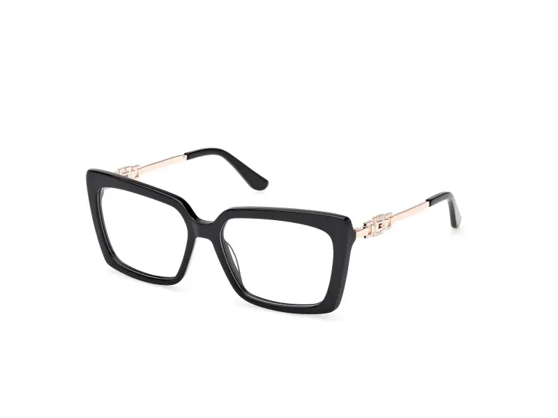 Donna GU50318 001 Montature da vista Acetato Nero Squadrata Normale