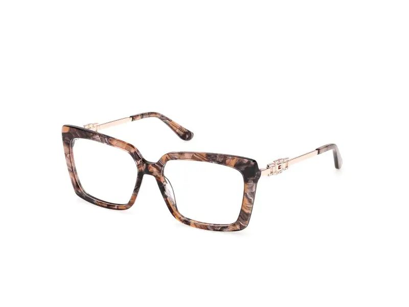 Donna GU50318 074 Montature da vista Acetato Rosa Squadrata Normale