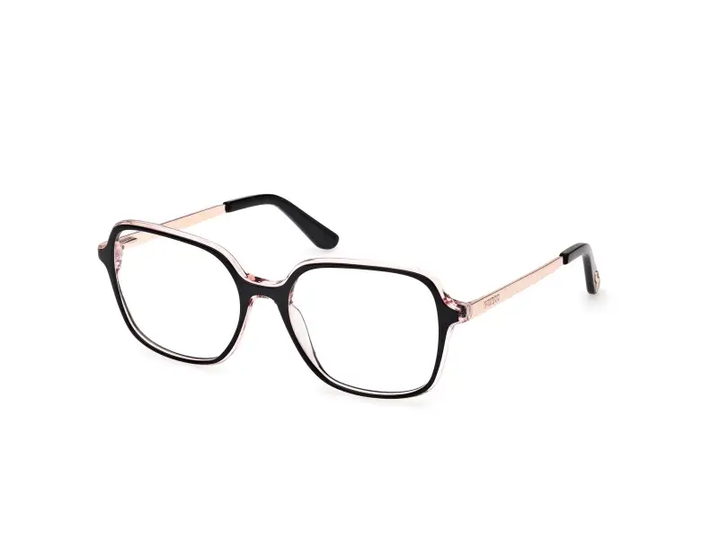Donna GU50320 001 Montature da vista Acetato Nero Squadrata Normale