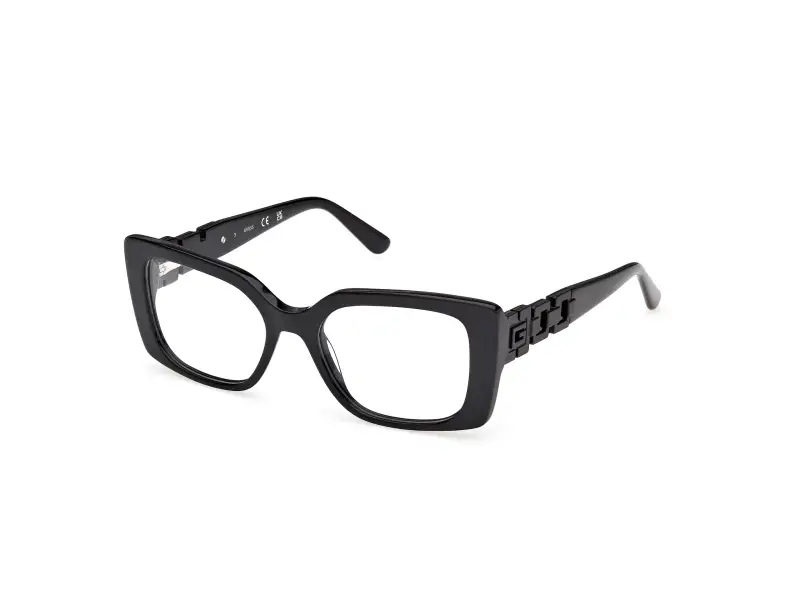 Donna GU50322 001 Montature da vista Acetato Nero Squadrata Normale