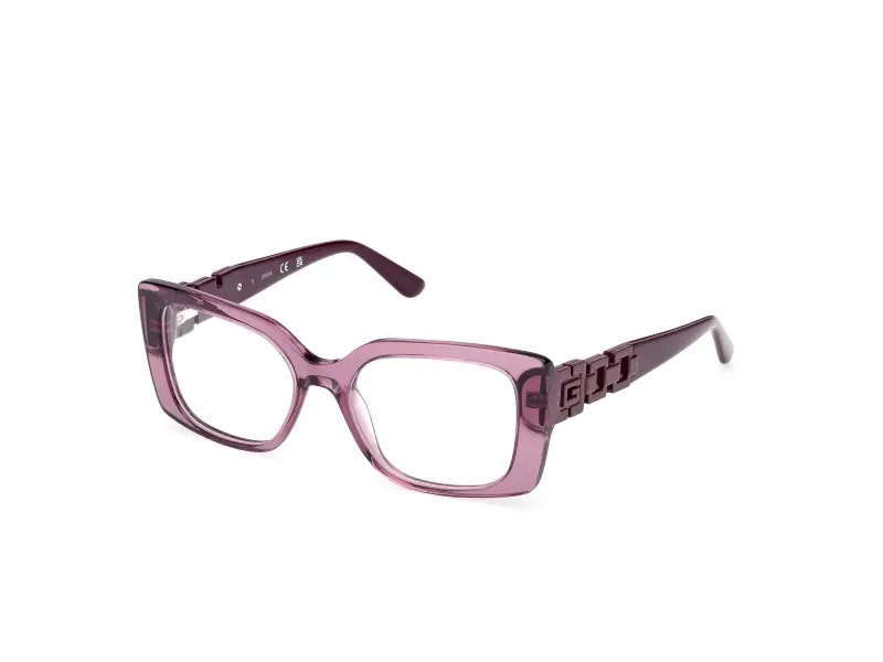 Donna GU50322 081 Montature da vista Acetato Viola Squadrata Normale