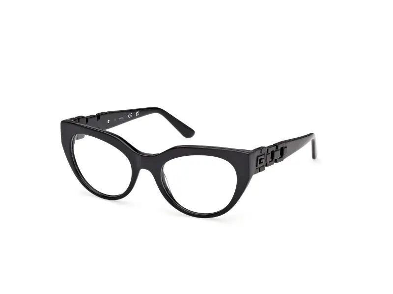 Donna GU50323 001 Montature da vista Acetato Nero Cat Eye Normale