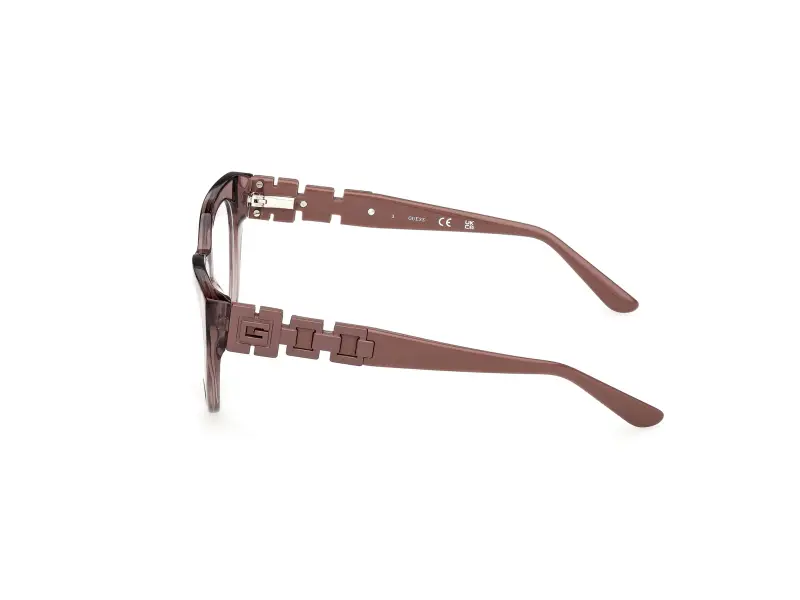 Donna GU50323 059 Montature da vista Acetato Beige Cat Eye Normale miniatura 3