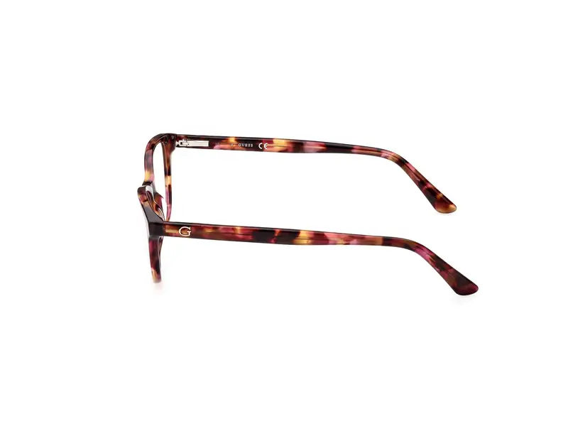 Guess Donna GU8270 071 Montature da vista Acetato Bordeaux Squadrata Normale miniatura 2
