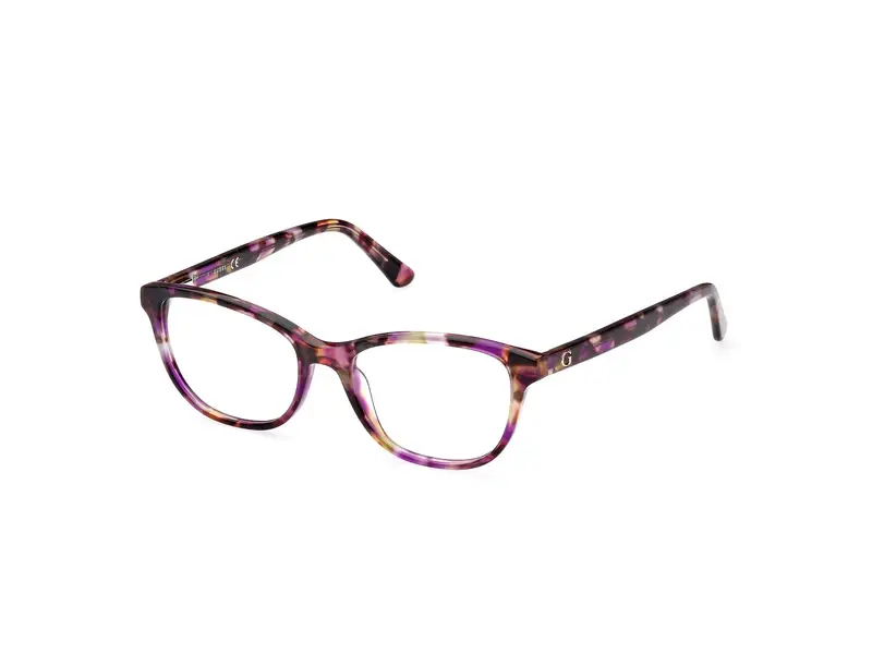 Guess Donna GU8270 083 Montature da vista Acetato Viola  Squadrata Normale