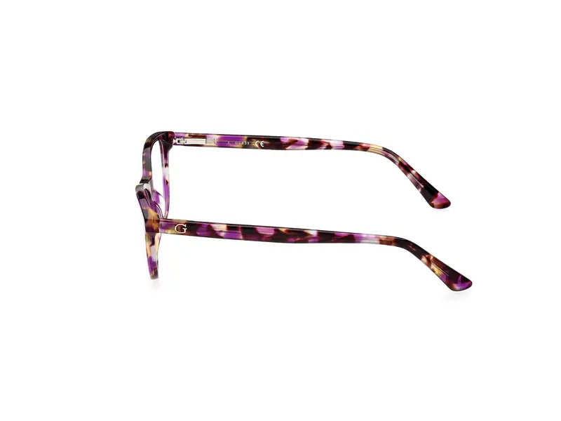 Guess Donna GU8270 083 Montature da vista Acetato Viola Squadrata Normale miniatura 2