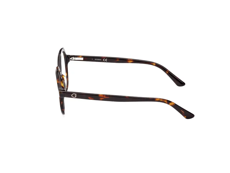 Guess Donna GU8271 052 Montature da vista Acetato Havana Rotonda Normale miniatura 2