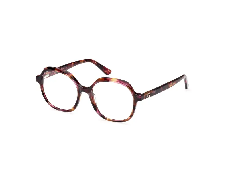 Guess Donna GU8271 071 Montature da vista Acetato Bordeaux  Rotonda Normale