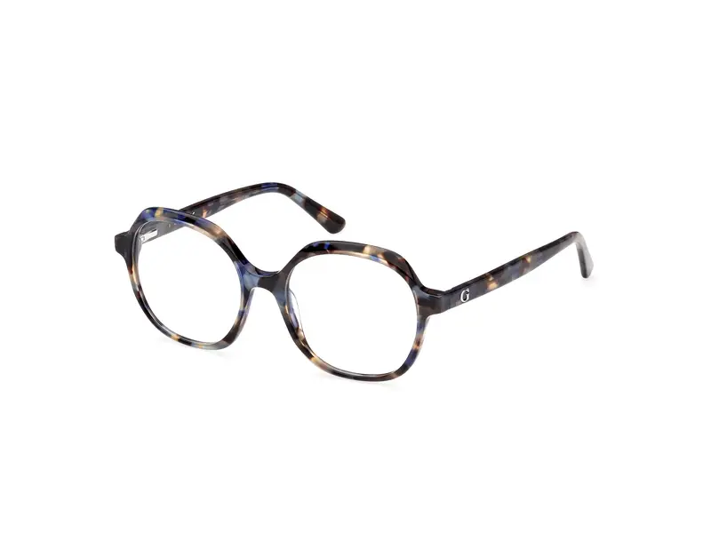 Guess Donna GU8271 092 Montature da vista Acetato Blu  Rotonda Normale