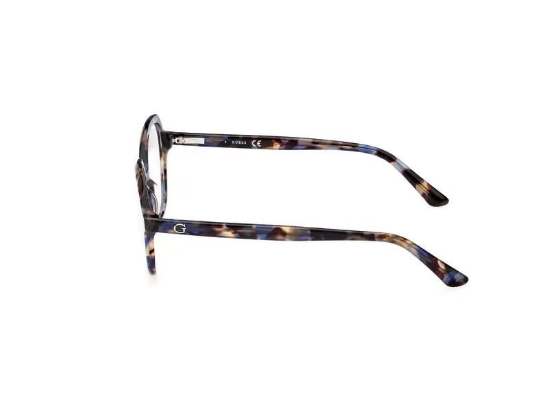 Guess Donna GU8271 092 Montature da vista Acetato Blu Rotonda Normale miniatura 3
