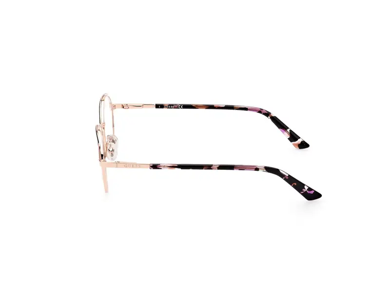 Guess Donna GU8273 028 Montature da vista Alluminio Oro Rotonda Normale miniatura 2