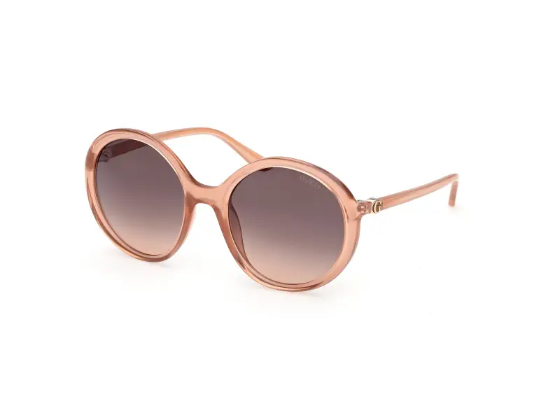 Donna Guess GU00281 44B Occhiali da sole Iniettato Arancione Fumo Rotonda Normale