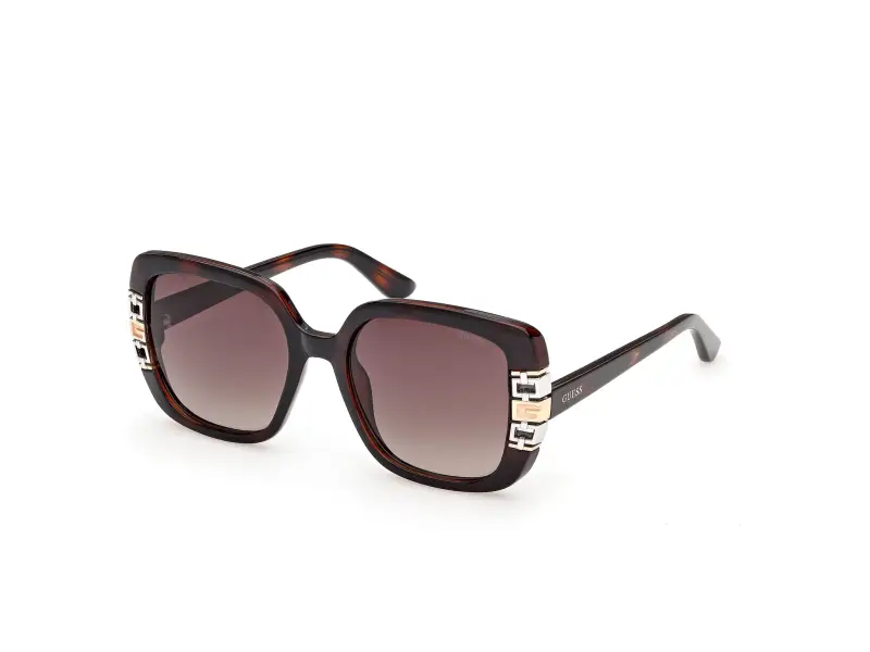 Donna Guess GU00294 52F Occhiali da sole Iniettato Havana Marrone Squadrata Normale