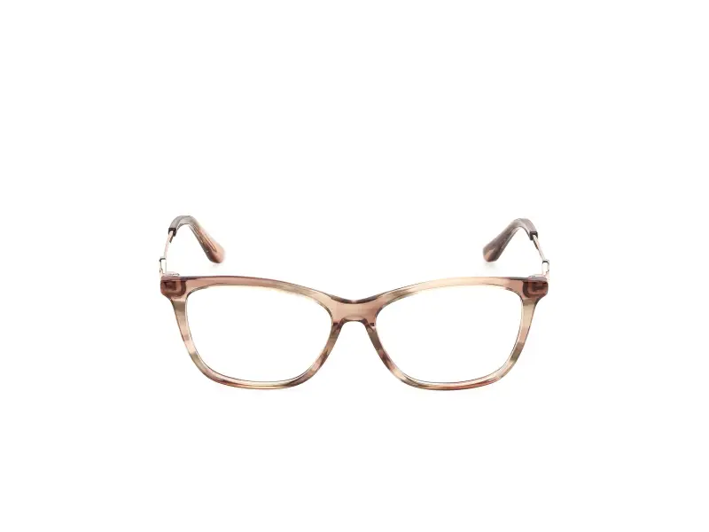 Donna Guess GU50349 041 Montature da vista Acetato Marrone Squadrata Normale miniatura 2