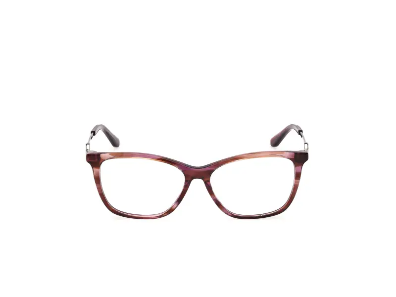 Donna Guess GU50349 068 Montature da vista Acetato Rosso Squadrata Normale miniatura 2
