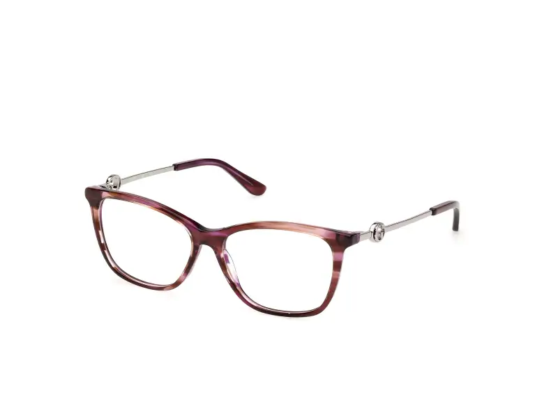 Donna Guess GU50349 068 Montature da vista Acetato Rosso Squadrata Normale