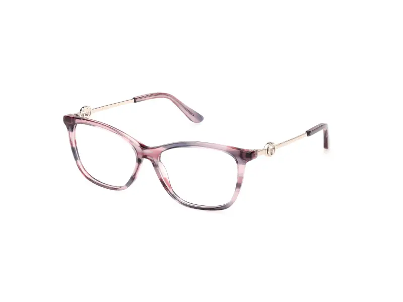 Donna Guess GU50349 074 Montature da vista Acetato Rosa Squadrata Normale