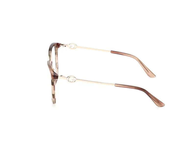 Donna Guess GU50350 041 Montature da vista Acetato Giallo Squadrata Normale miniatura 3