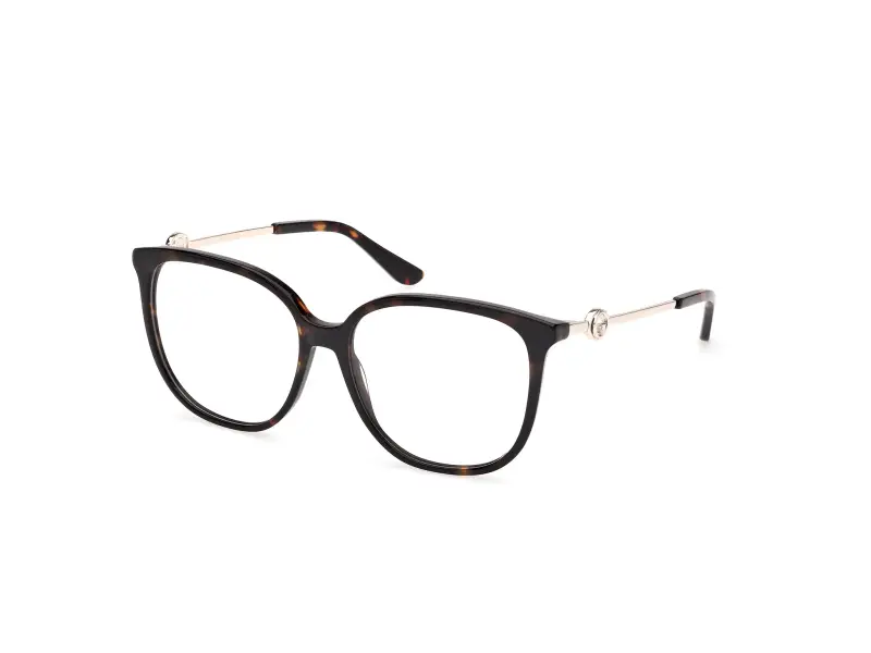 Donna Guess GU50350 052 Montature da vista Acetato Havana Squadrata Normale