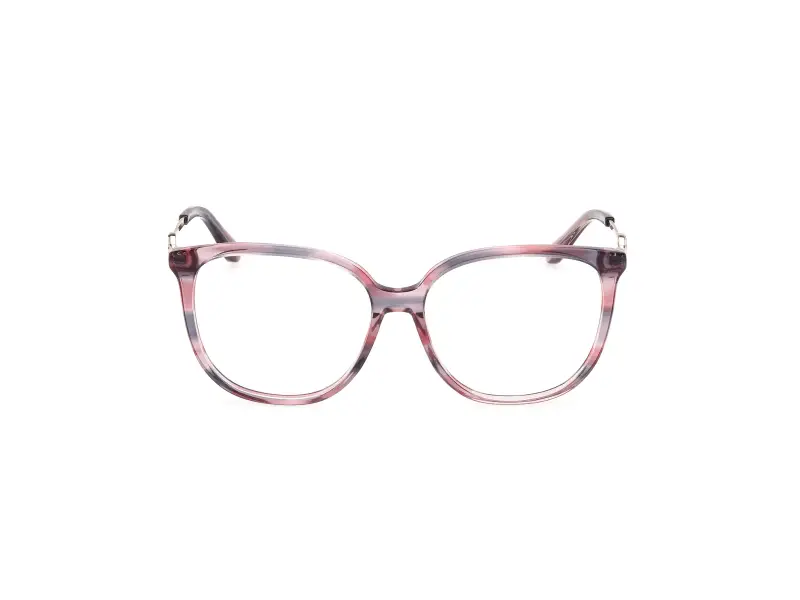 Donna Guess GU50350 074 Montature da vista Acetato Rosa Squadrata Normale miniatura 2