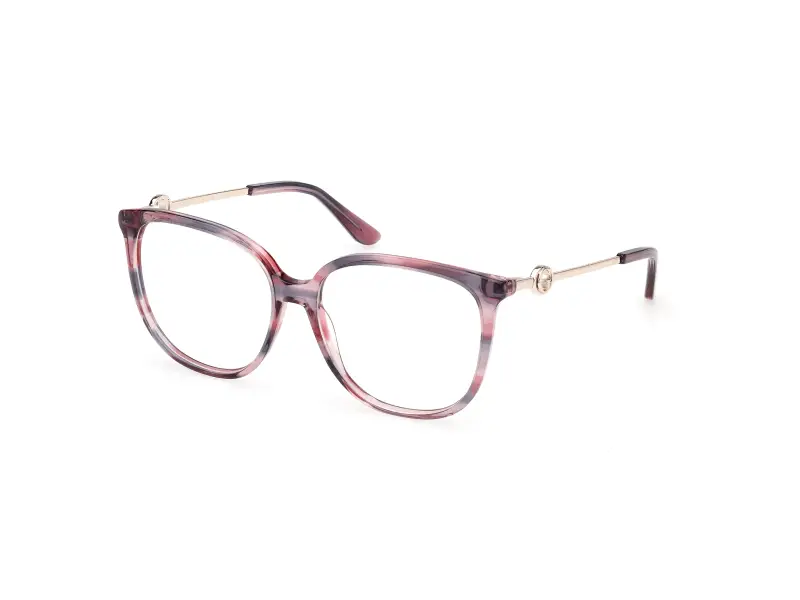 Donna Guess GU50350 074 Montature da vista Acetato Rosa Squadrata Normale