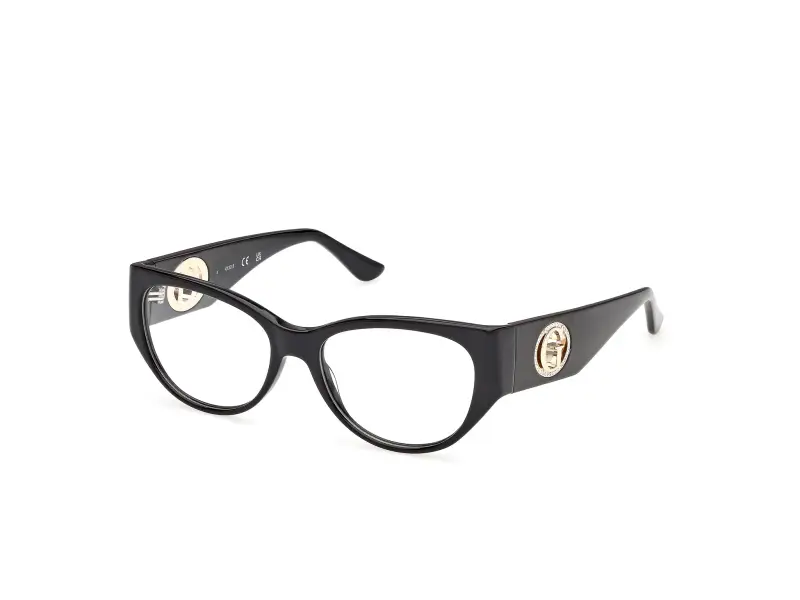 Donna Guess GU50351 001 Montature da vista Acetato Nero Cat Eye Normale