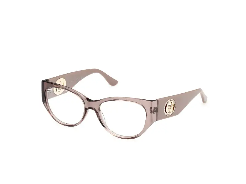 Donna Guess GU50351 057 Montature da vista Acetato Beige Cat Eye Normale
