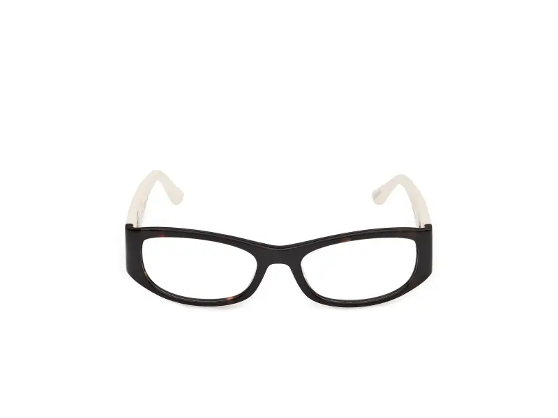 Donna Guess GU50352 052 Montature da vista Acetato Havana Rotonda Normale miniatura 2