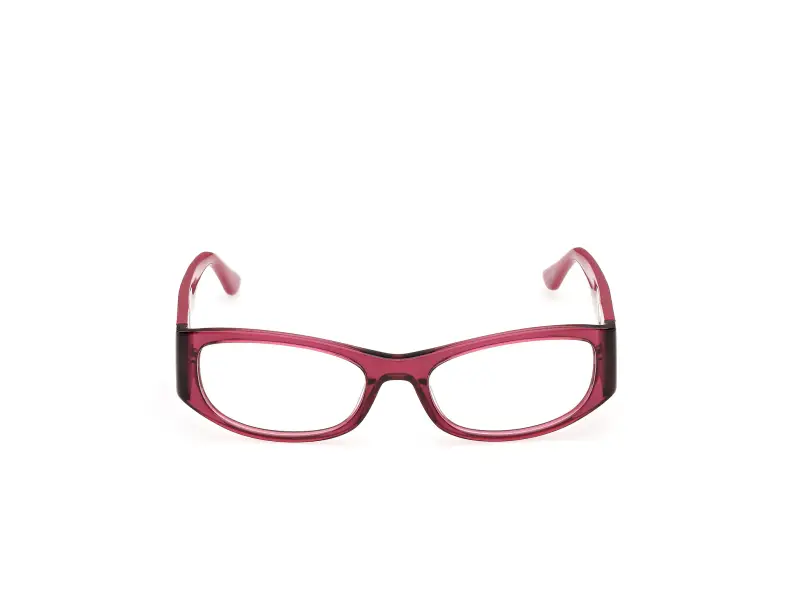 Donna Guess GU50352 069 Montature da vista Acetato Bordeaux Rotonda Normale miniatura 2