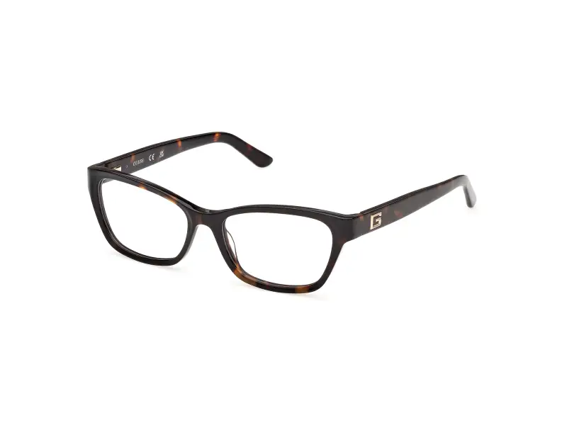 Donna Guess GU50353 052 Montature da vista Acetato Havana Squadrata Normale