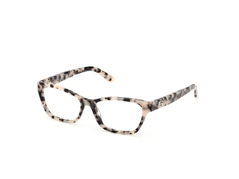 Donna Guess GU50353 056 Montature da vista Acetato Havana Squadrata Normale