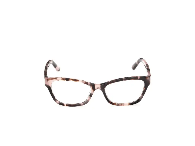 Donna Guess GU50353 074 Montature da vista Acetato Rosa Squadrata Normale miniatura 2